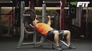 Incline Bench Barbell Press Nasıl Yaparım [upl. by Skippy903]