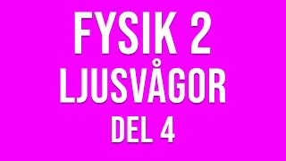 Fysik 2  Ljusvågor del 4 [upl. by Legge]