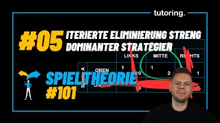 Iterierte Eliminierung streng dominierter Strategien IESDS  Spieltheorie 101 [upl. by Tiffie481]