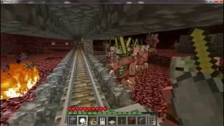 Simple AFK Zombie Pigman Farm 2 in Minecraft 19  MCinstructabuilds [upl. by Ruddy]