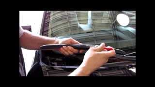 How to replace wiper blades on a 2013 Toyota Camry [upl. by Socram530]