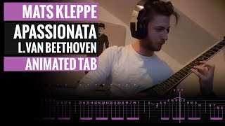 Appassionata 3rd Movement  Beethoven  Mats Kleppe  Guitar Lesson  How to play  Guitar Tutorial [upl. by Allenad]