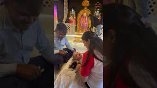 Love and Tradition Sai Mandir Tonsure Ceremony for Baby Boy Blessings mundan Indian culture [upl. by Doggett]