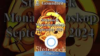 Steinbock GESUNDHEIT 🩺 Horoskop September 2024 [upl. by Stead]