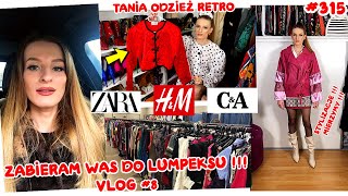 ZABIERAM WAS DO LUMPEKSU  NOWE PROJEKTY  TANIA ODZIEŻ RETRO  HAUL Z SECOND HANDU  315 [upl. by Nnahsal]