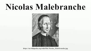 Nicolas Malebranche [upl. by Arica865]