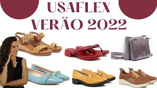 COLEÇÃO VERÃO 2022 DA USAFLEX  LANÇAMENTOS USAFLEX  SAPATOS LINDOS E TENDÊNCIAS 2022  Caren Sales [upl. by Catrina]