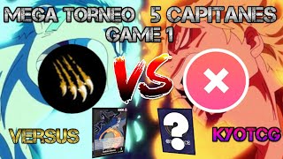 PRIMER GAME MORIA MEGA TORNEO 5 CAPITANES ONE PIECE TCG VS KYOTCG  ONE PIECE CARD GAME ESPAÑOL [upl. by Yzzo728]