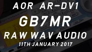 GB7MR Raw Audio From AOR ARDV1 Digital Scanner [upl. by Lais]