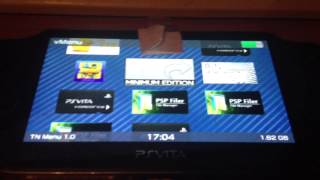 PS Vita Running PS1 games at the eCFW TNC at Firmware 201 [upl. by Yantruoc199]