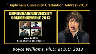 BOYCE WILLIAMS AT DUPLICHAIN UNIVERSITY 2013 [upl. by Lsil]