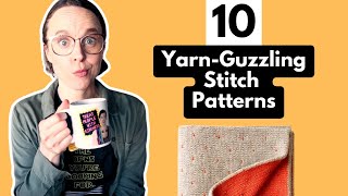 Top 10 YarnHungry Knitting Stitch Patterns [upl. by Thurmann]