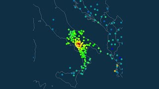 Terremoto ML 33 a Ricigliano Salerno del 16 febbraio 2024 alle ore 203232  Replay GlobalQuake [upl. by Andres]