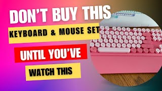 WIRELESS KEYBOARD AND MOUSE REVIEW [upl. by Iraj739]