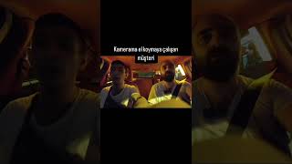 Kameraya el koymaya çalışan müşteri taksi istanbul vlog kamera [upl. by Nosnor451]