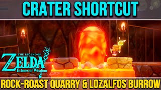 Crater Shortcut  RockRoast Quarry amp Lozalfos Burrow 100 Walkthrough Zelda Echoes of Wisdom [upl. by Tomasz]