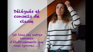 Délégués et conseils de classe [upl. by Akinak248]