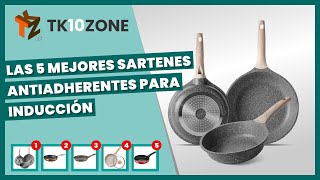 Las 5 mejores sartenes antiadherentes para inducción [upl. by Soloma]