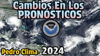 Nuevos Cambios en los Pronósticos de la NOAA  Temporada de huracanes 2024 [upl. by Celka629]