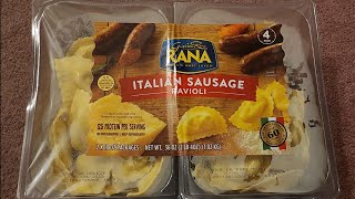 Costco Sale Item Review Giovanni RANA Italian Sausage Ravioli Taste Test [upl. by Aralk]