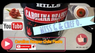 Making of chili paste using dried Carolina Reaper [upl. by Cotsen408]