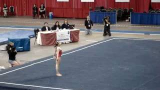 Yana Demyanchuk FX 2009 Nadia Comaneci Invitational [upl. by Lionello461]