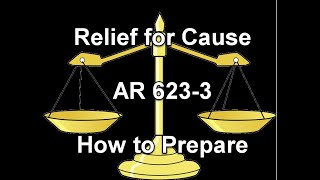 How to Prepare a Relief for Cause Evaluation  NCOER OER AER [upl. by Padraic]