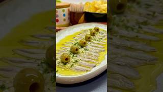 BOQUERONES EN VINAGRE El aperitivo más rico😋🍻 Están impresionantes👍🏻youtubeshorts shorts [upl. by Alol628]