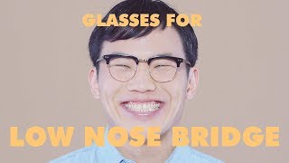 Glasses for Low Nose Bridge  EyeBuyDirect [upl. by Koy]