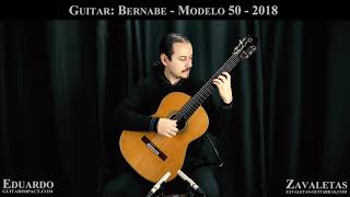 2018 Paulino Bernabe Model 50 Concert Classical Guitar [upl. by Couhp349]