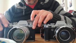 Fuji Xt2 graphite vs Xt1 Graphite [upl. by Nofets]