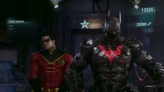 BATMAN BEYOND amp ROBIN 1 YEAR LATER  AR COMBAT Arkham Knight Gameplay batmanarkhamknight robin [upl. by Miguela816]