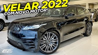 NOVO RANGE ROVER VELAR HSE R DYNAMIC 2022 COM NOVO MOTOR HÍBRIDO E O LUXO ESPETACULAR DE SEMPRE [upl. by Airakaz]