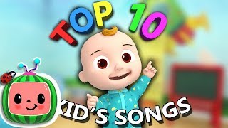 Top 10 Popular Kids Songs  More Nursery Rhymes amp Kids Songs  CoComelon [upl. by Elyr]