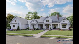 MODERN FARMHOUSE PLAN 453400022 [upl. by Atener]