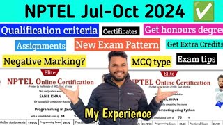 🔴 NPTEL EXAM 2024 NEW FORMAT  Qualification Criteria and Important info about NPTEL EXAM [upl. by Ahsini]