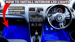 Govee Car LED Interior Lights Install amp Review  AFFORDABLE 16 Interior lighting for your Car [upl. by Proudman445]