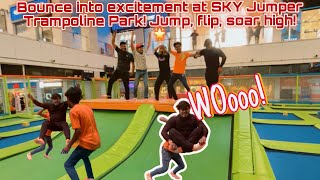 SKY Jumper Trampoline Park  Noida  Hindi  Chauhan Vlogs  Nikhil Chauhan chauhannikhil123 [upl. by Scoles]