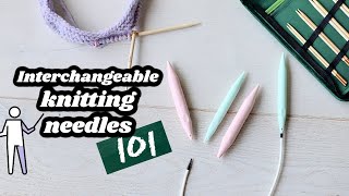 Interchangeable Knitting Needles 101 \\ n00b friendly everything beginners should know 😊 [upl. by Rondon]