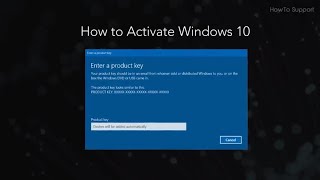 HOW TO ACTIVATE WINDOWS 10 FOR FREE [upl. by Mohorva451]