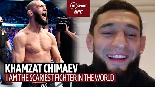 quotThe Scariest fighter in the worldquot Khamzat Chimaev on UFC273 UFC gold and Darren Till relationship [upl. by Gudrin]