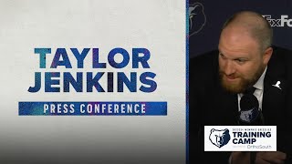 Taylor Jenkins  Grizzlies Media Day [upl. by Elconin315]