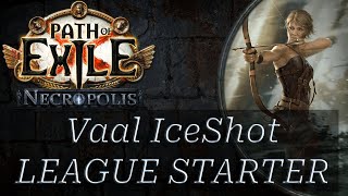 POE 324 Vaal Ice Shot  League Starter Zoomer Guide [upl. by Lederer]