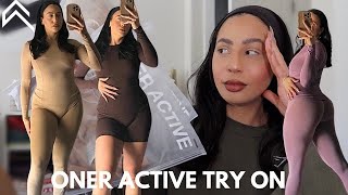 Krissy be for real… Oner Active try on review ♡ activewear haul size medium [upl. by Phionna]