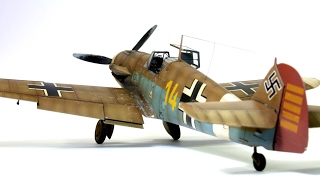 Messerschmitt Bf 109F4 Eduard 148 HansJoachim Marseille Step by Step [upl. by Vierno]