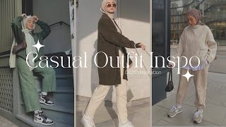 Casual Outfits Inpiration 😍 Hijab styling Ideas 2023 [upl. by Kcir130]