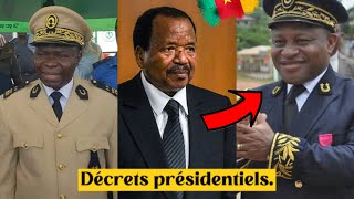 Décret Présidentiel Le Préfet du Wouri Admis à la Retraite Remplacé par Mvogo Sylyac Marie [upl. by Maddock]