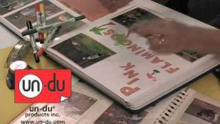 How to remove and reposition stickers when scrapbooking [upl. by Ainak]