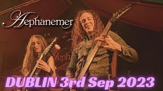 Aephanemer  Live in Dublin 3rd September 23 [upl. by Attennyl]