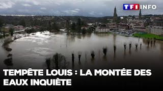 Tempête Louis  la montée des eaux inquiète [upl. by Nimocks]